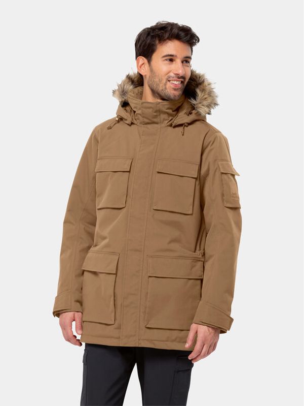 Jack Wolfskin Jack Wolfskin Parka Glacier Canyon 1107674 Rjava Regular Fit