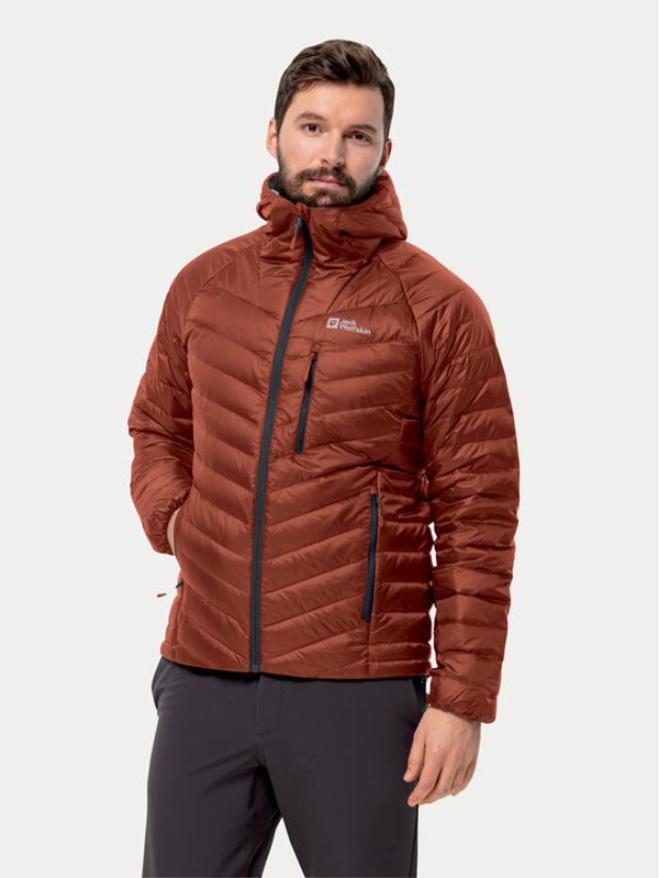 Jack Wolfskin Jack Wolfskin Puhovka Passamani Down Hoody 1207241 Rdeča Regular Fit