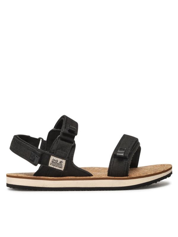 Jack Wolfskin Jack Wolfskin Sandali Ecostride 2 Sandal W 4051771 Črna