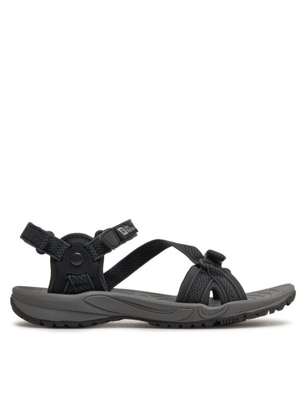 Jack Wolfskin Jack Wolfskin Sandali Lakewood RiderSandal 4019041 Črna