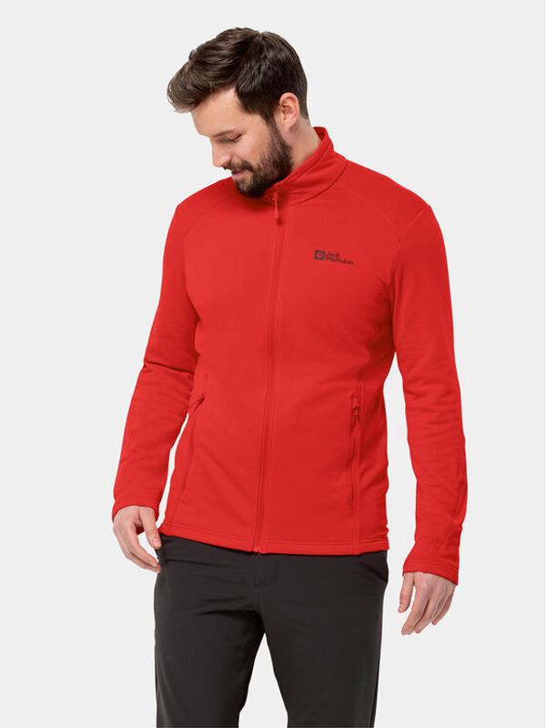 Jack Wolfskin Jack Wolfskin Športna jopa Kolbenberg Fz 1710521 Rdeča Regular Fit