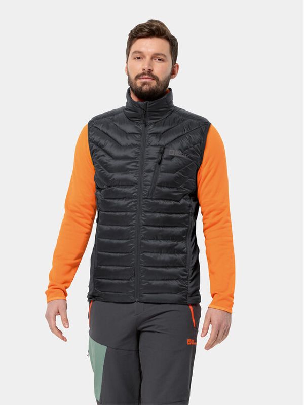 Jack Wolfskin Jack Wolfskin Telovnik Routeburn Pro Ins Vest 1206872 Črna Slim Fit