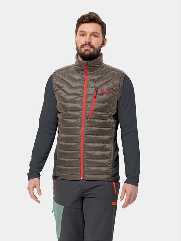 Jack Wolfskin Jack Wolfskin Telovnik Routeburn Pro Ins Vest 1206872 Rjava Slim Fit