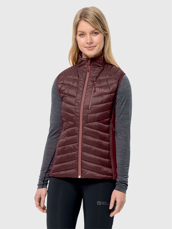 Jack Wolfskin Jack Wolfskin Telovnik Routeburn Pro Ins Vest 1207202 Bordo rdeča Slim Fit