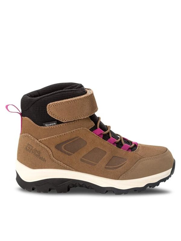 Jack Wolfskin Jack Wolfskin Trekking čevlji Vojo Lt Texapore Mid K 4054021 Rjava