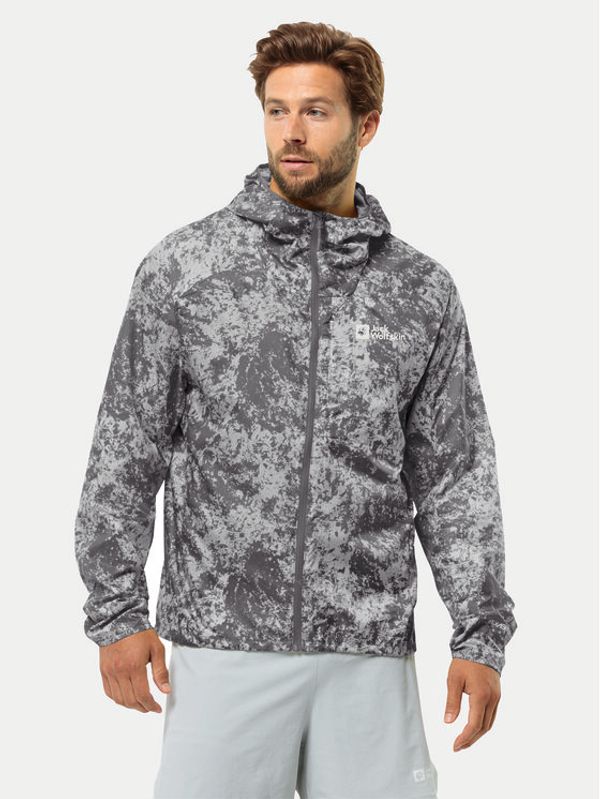 Jack Wolfskin Jack Wolfskin Vetrovka Prelight 1307861 Siva Regular Fit