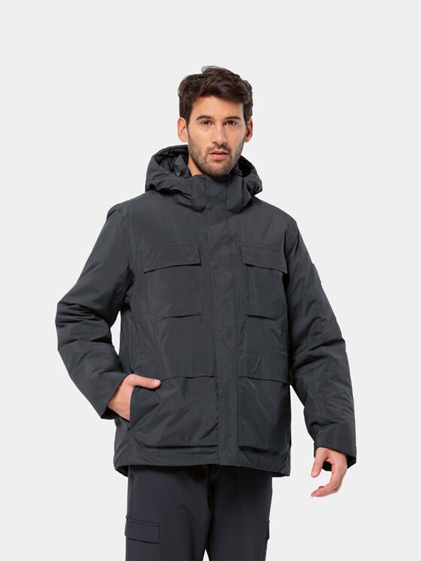 Jack Wolfskin Jack Wolfskin Zimska jakna Textor Utility Jkt 1116101 Črna Regular Fit