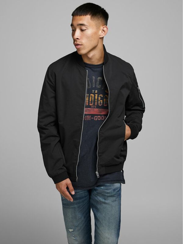 Jack&Jones Jack&Jones Bomber jakna Rush 12165203 Črna Regular Fit