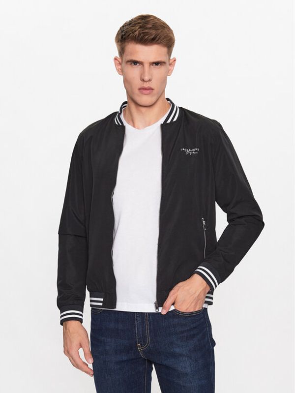 Jack&Jones Jack&Jones Bomber jakna Splash 12234723 Črna Regular Fit