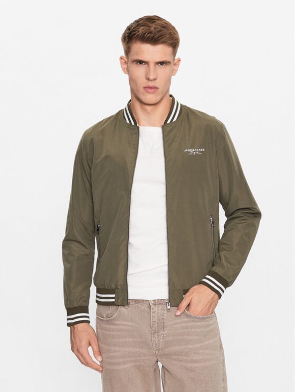 Jack&Jones Jack&Jones Bomber jakna Splash 12234723 Zelena Regular Fit