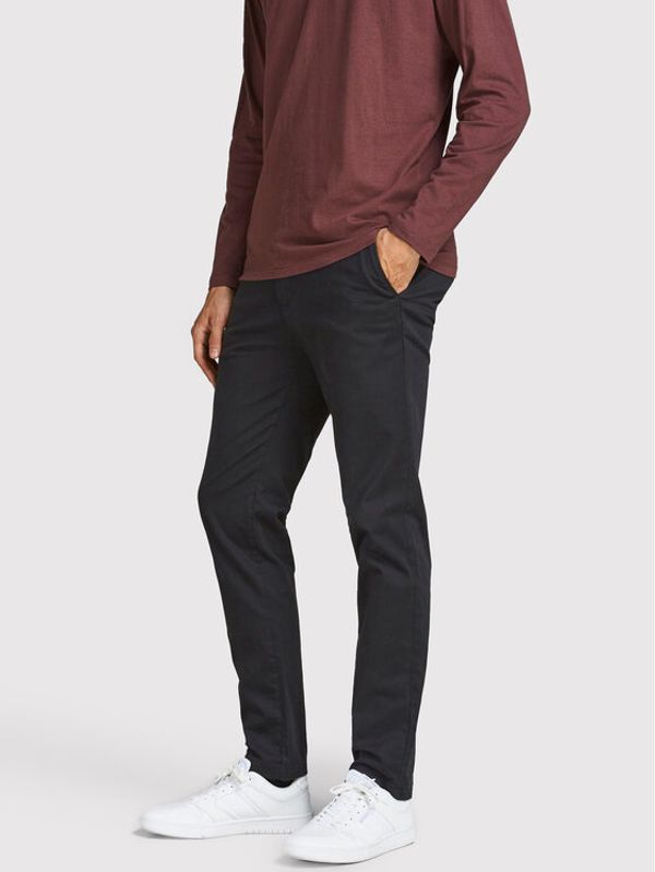 Jack&Jones Jack&Jones Chino hlače Marco 12150158 Črna Slim Fit