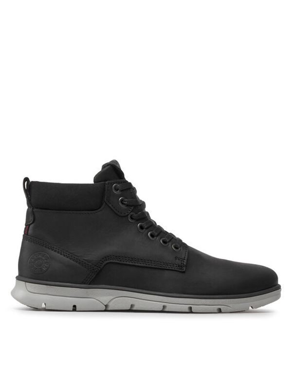 Jack&Jones Jack&Jones Gležnjarji Jfwtubar Leather 12159517 Črna