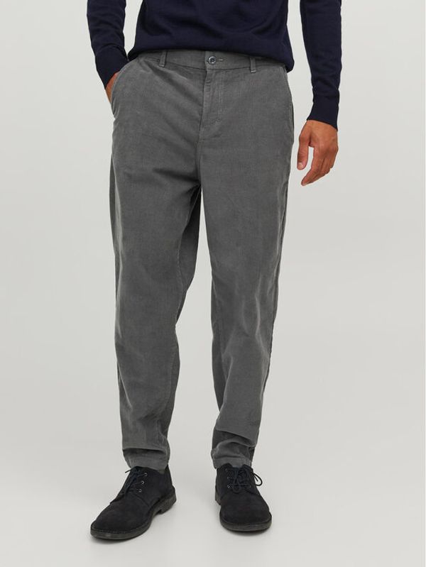 Jack&Jones Jack&Jones Hlače iz tkanine 12237547 Siva Tapered Fit