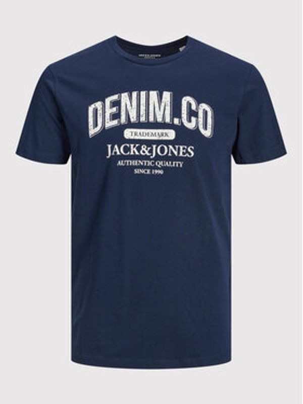 Jack&Jones Jack&Jones Majica Jeans 12210949 Mornarsko modra Regular Fit