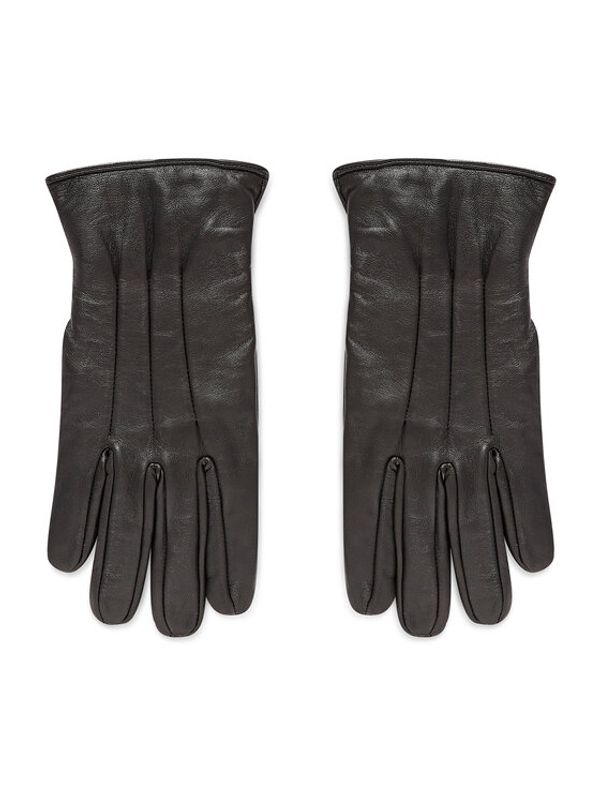 Jack&Jones Jack&Jones Moške rokavice Jacmontana Leather Gloves Noos 12125090 Črna