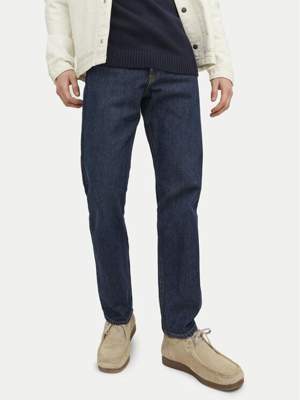 Jack&Jones Jack&Jones Jeans hlače Chris 12237276 Mornarsko modra Relaxed Fit