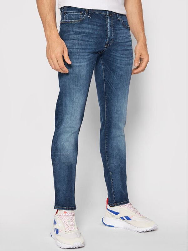 Jack&Jones Jack&Jones Jeans hlače Glenn 12133074 Mornarsko modra Slim Fit
