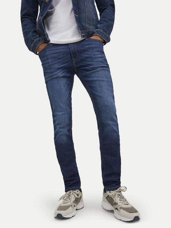 Jack&Jones Jack&Jones Jeans hlače Liam 12110056 Mornarsko modra Skinny Fit