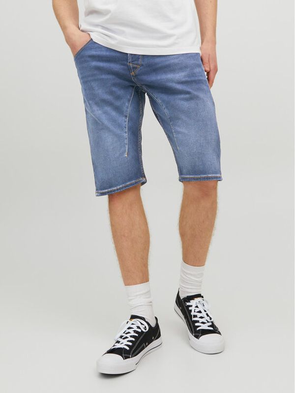 Jack&Jones Jack&Jones Jeans kratke hlače Cale 12223993 Mornarsko modra Regular Fit