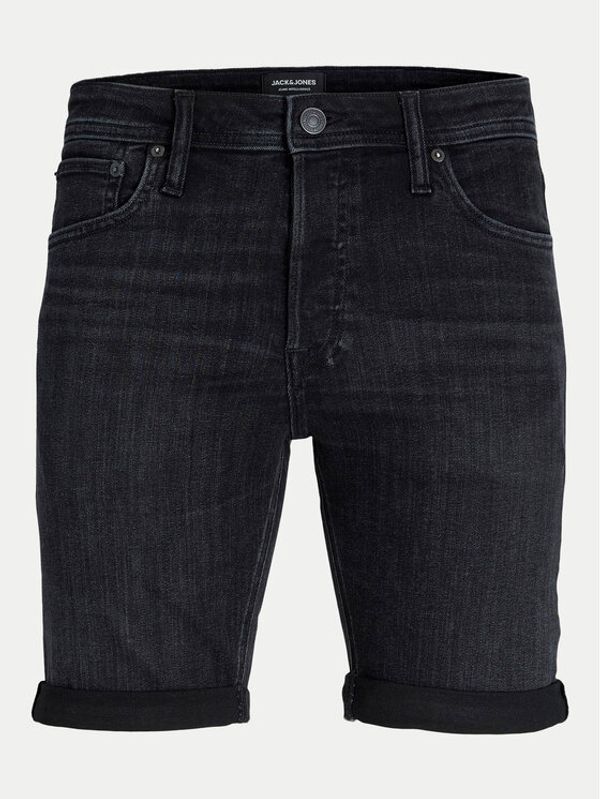 Jack&Jones Jack&Jones Jeans kratke hlače Jjirick 12250177 Črna Regular Fit