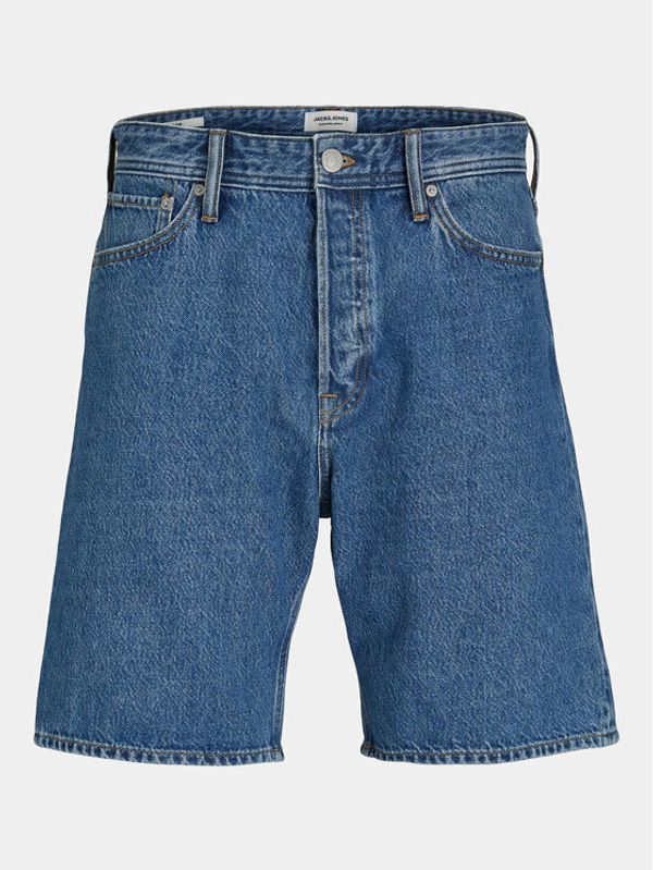 Jack&Jones Jack&Jones Jeans kratke hlače Jjitony 12249067 Modra Loose Fit