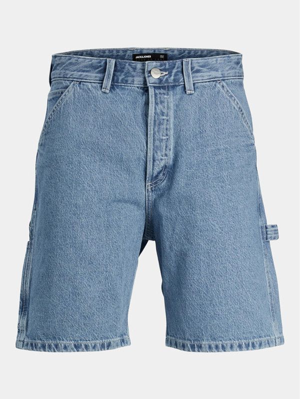 Jack&Jones Jack&Jones Jeans kratke hlače Jjitony 12252719 Modra Loose Fit