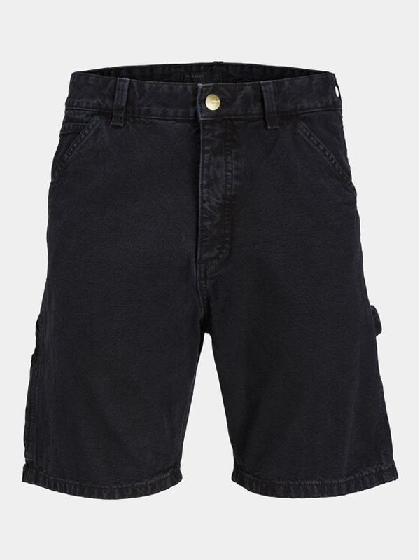 Jack&Jones Jack&Jones Jeans kratke hlače Jjitony 12252814 Črna Loose Fit