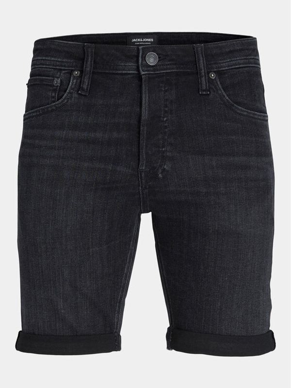 Jack&Jones Jack&Jones Jeans kratke hlače Rick 12257109 Mornarsko modra Regular Fit