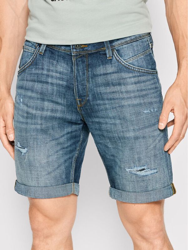 Jack&Jones Jack&Jones Jeans kratke hlače Rick Fox 12201633 Modra Regular Fit