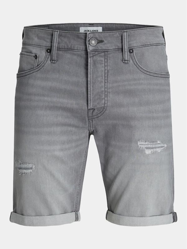 Jack&Jones Jack&Jones Jeans kratke hlače Rick Icon 12249212 Siva Regular Fit