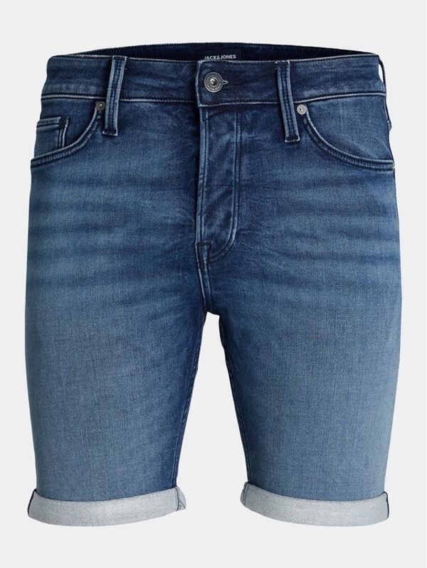 Jack&Jones Jack&Jones Jeans kratke hlače Rick Icon 12250169 Modra Regular Fit