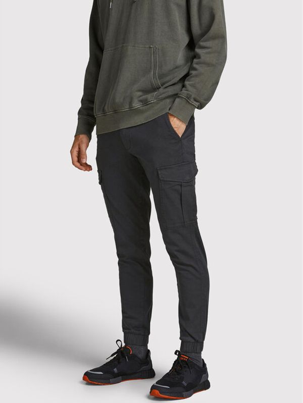 Jack&Jones Jack&Jones Jogging hlače Marco 12186889 Črna Slim Fit