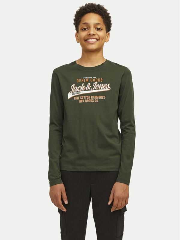 Jack&Jones Junior Jack&Jones Junior Bluza Logo 12258880 Zelena Regular Fit