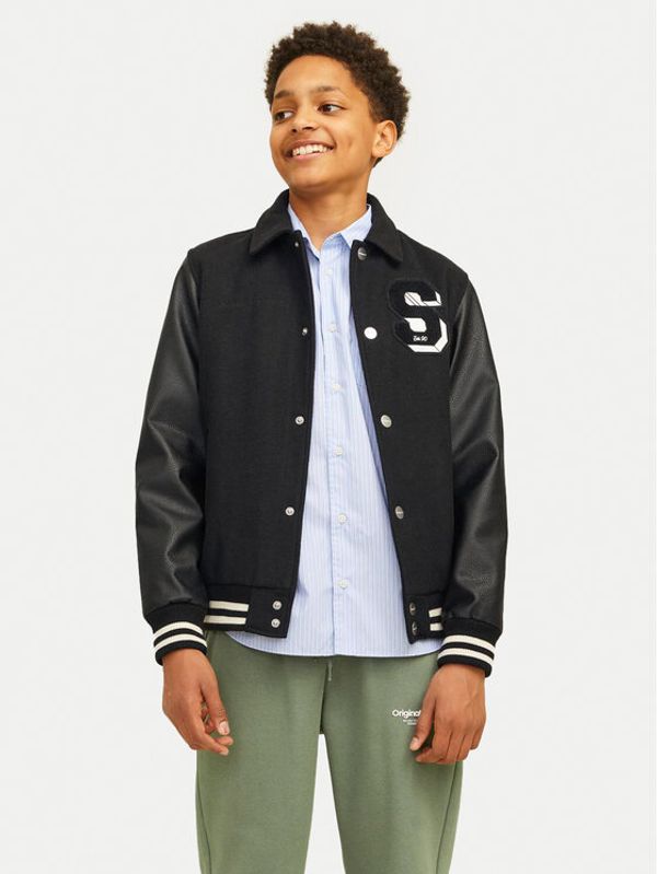 Jack&Jones Junior Jack&Jones Junior Bomber jakna Carter 12261333 Črna Regular Fit