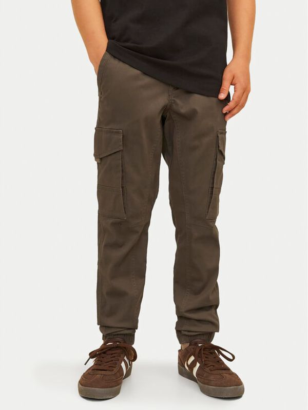 Jack&Jones Junior Jack&Jones Junior Hlače iz tkanine Paul 12151646 Khaki Slim Fit