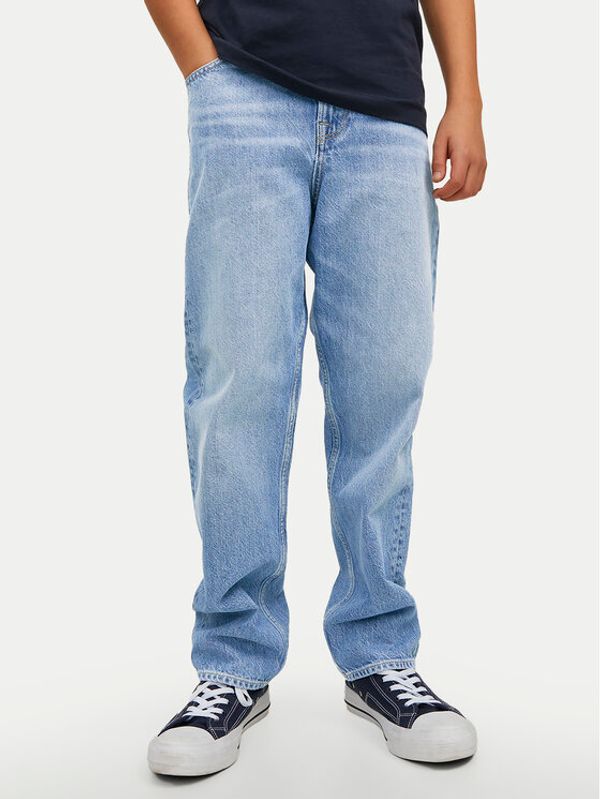 Jack&Jones Junior Jack&Jones Junior Jeans hlače Chris 12229486 Modra Relaxed Fit