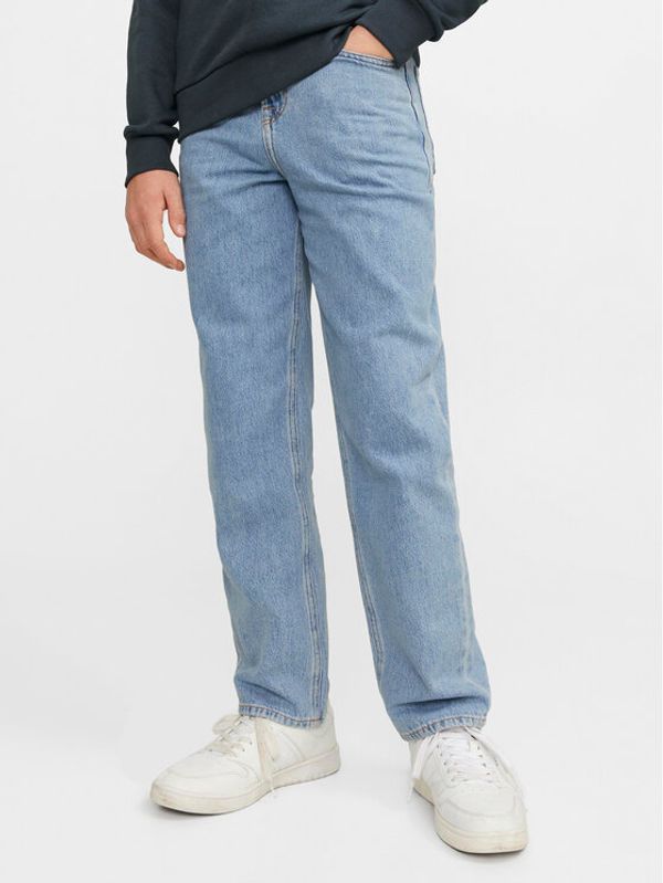 Jack&Jones Junior Jack&Jones Junior Jeans hlače Chris 12251365 Modra Relaxed Fit