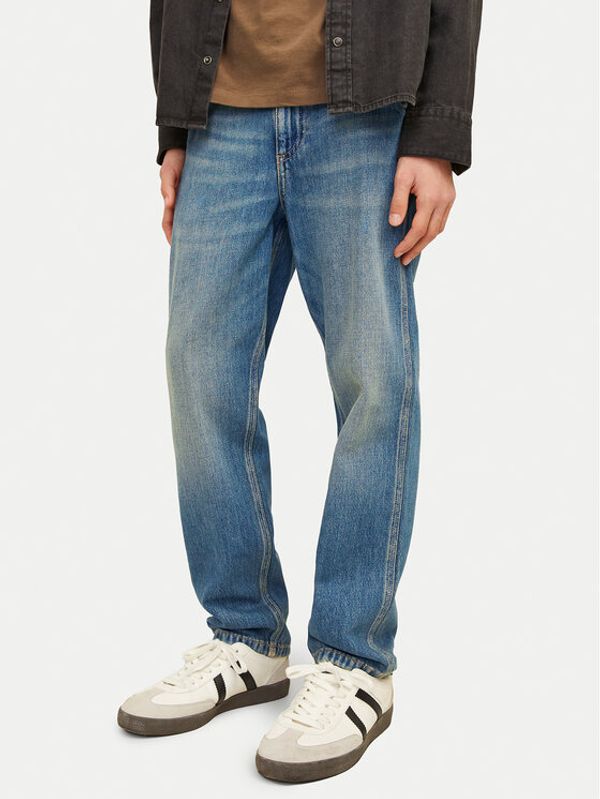 Jack&Jones Junior Jack&Jones Junior Jeans hlače Chris 12262182 Modra Relaxed Fit