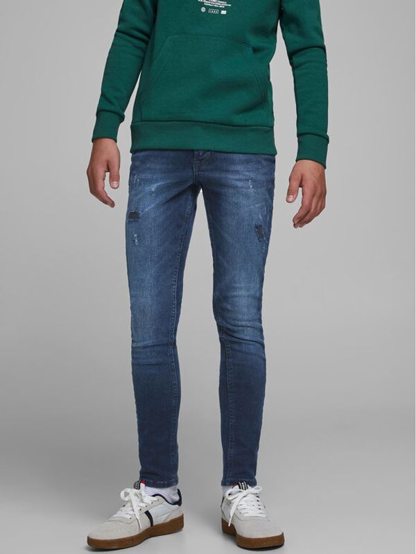 Jack&Jones Junior Jack&Jones Junior Jeans hlače Liam 12156687 Modra Skinny Fit