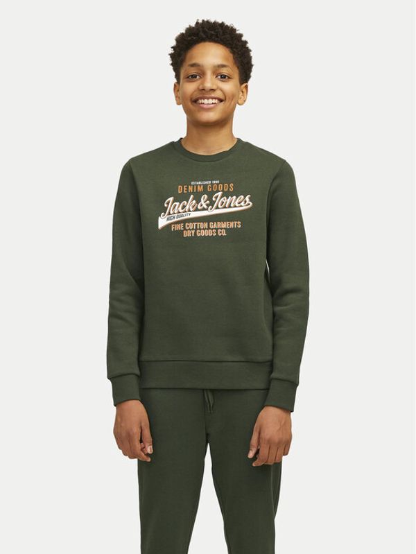 Jack&Jones Junior Jack&Jones Junior Jopa Logo 12258840 Zelena Regular Fit