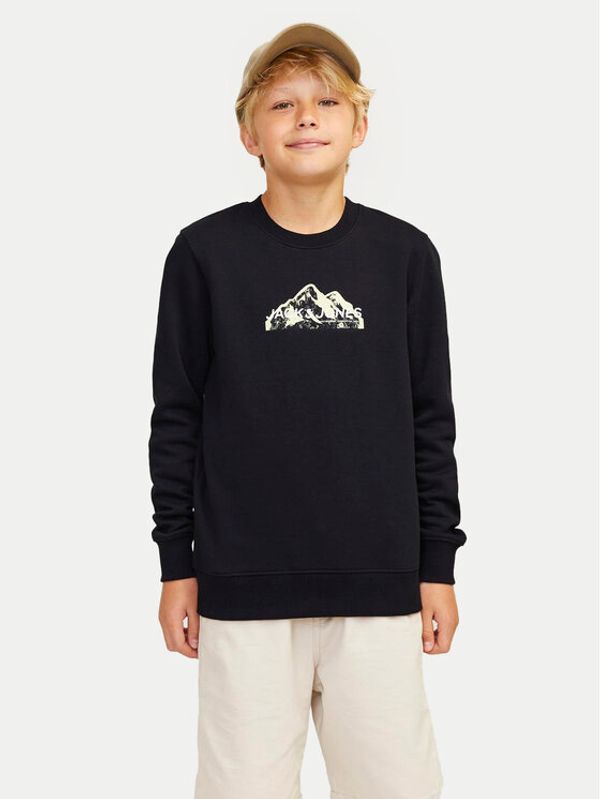 Jack&Jones Junior Jack&Jones Junior Jopa Mountain Logo 12263372 Črna Relaxed Fit