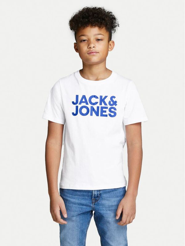 Jack&Jones Junior Jack&Jones Junior Majica 12152730 Bela Regular Fit