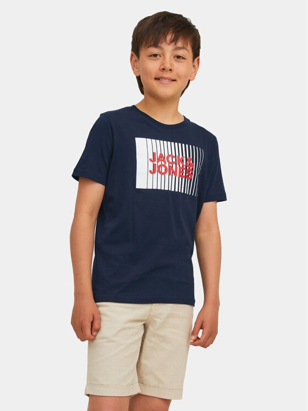 Jack&Jones Junior Jack&Jones Junior Majica Corp Logo 12257365 Mornarsko modra Standard Fit