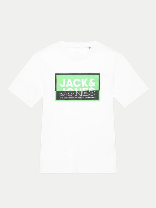 Jack&Jones Junior Jack&Jones Junior Majica Jcologan 12259922 Bela Regular Fit