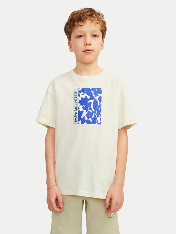 Jack&Jones Junior Jack&Jones Junior Majica Jormarbella 12257641 Écru Loose Fit