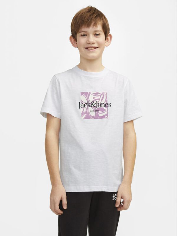 Jack&Jones Junior Jack&Jones Junior Majica Lafayette 12253973 Bela Standard Fit