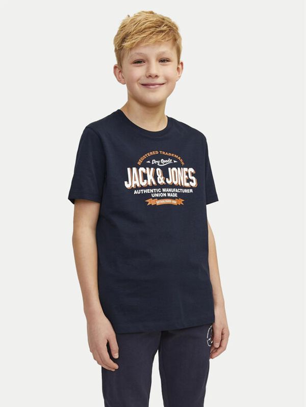 Jack&Jones Junior Jack&Jones Junior Majica Logo 12258876 Mornarsko modra Regular Fit