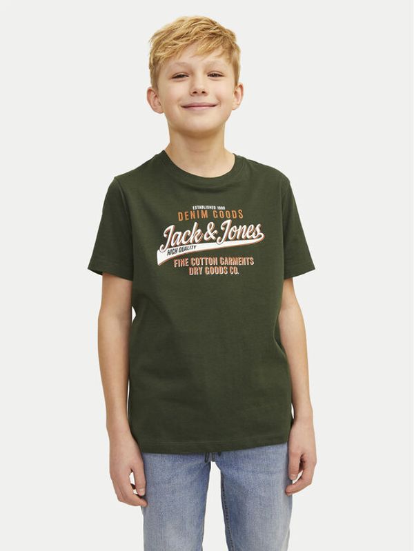 Jack&Jones Junior Jack&Jones Junior Majica Logo 12258876 Zelena Regular Fit