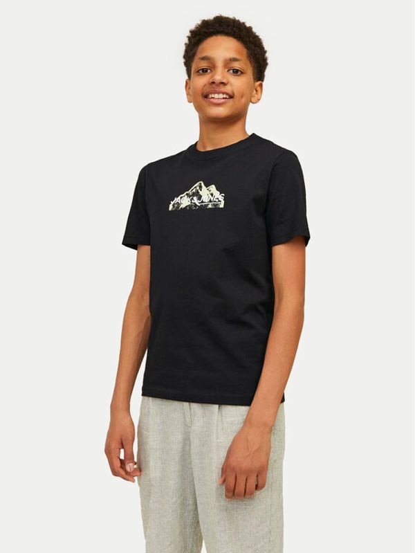 Jack&Jones Junior Jack&Jones Junior Majica Mountain Logo 12263123 Črna Standard Fit