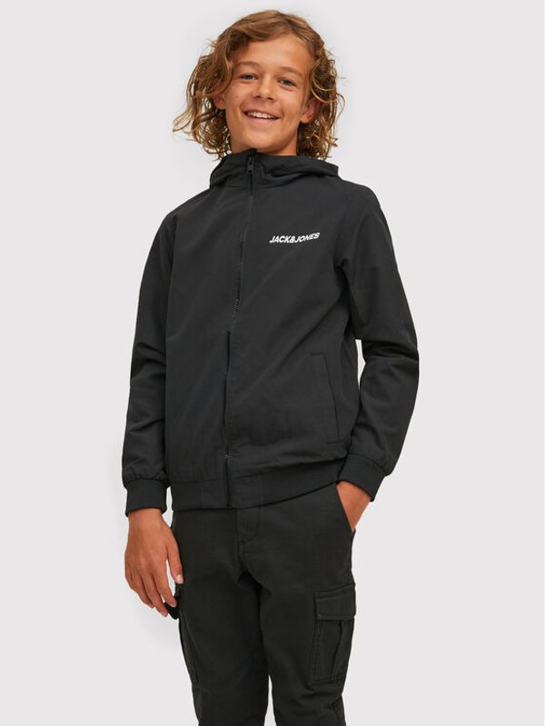 Jack&Jones Junior Jack&Jones Junior Prehodna jakna Rush Blocking 12200453 Črna Regular Fit